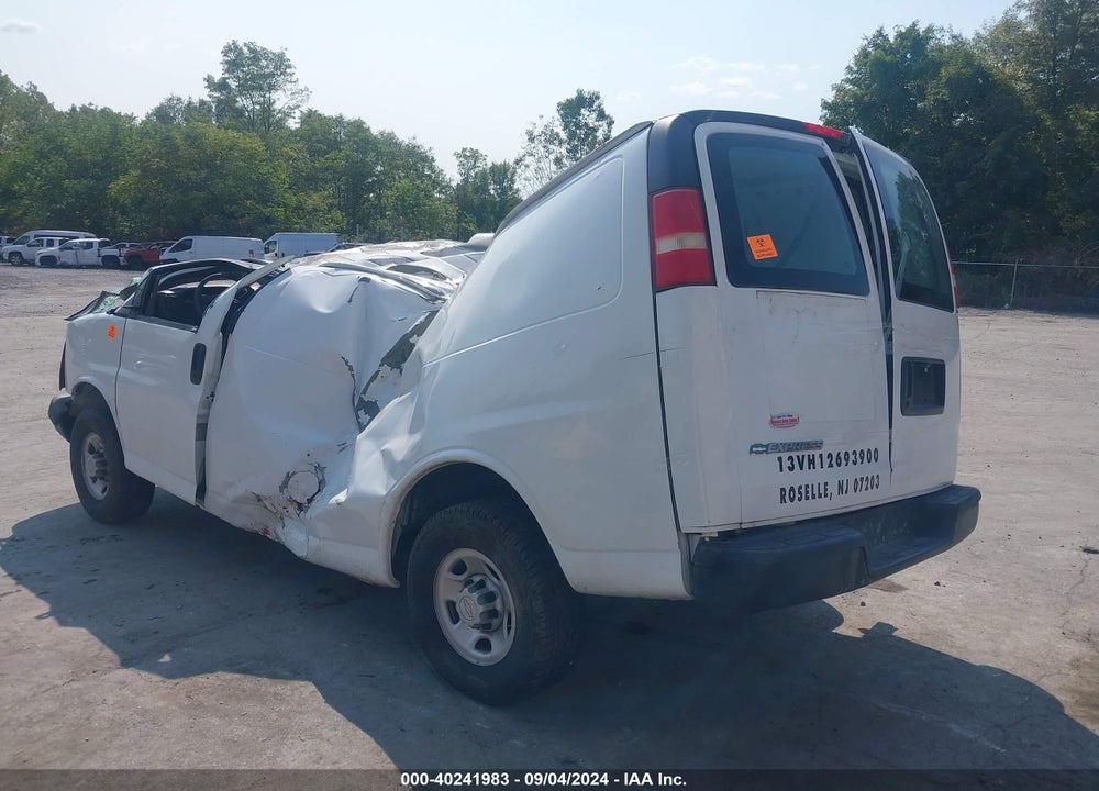 2007 CHEVROLET EXPRESS WORK VAN VIN: 1GCGG25V471134976