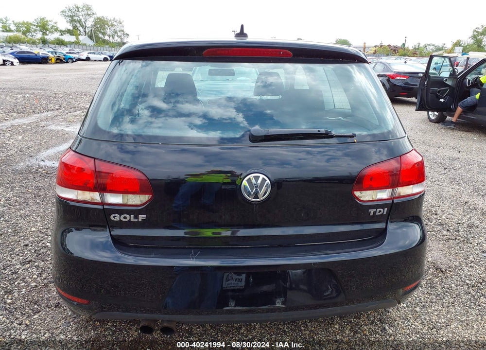 2012 VOLKSWAGEN GOLF TDI 2-DOOR VIN: WVWBM7AJ2CW268448
