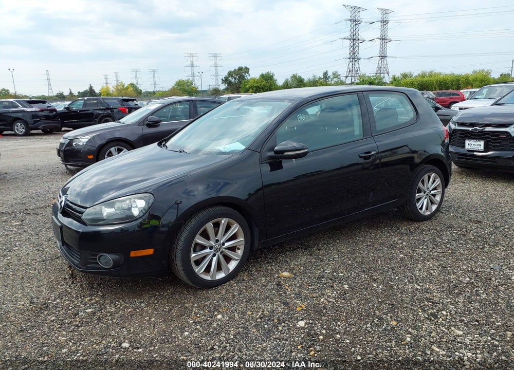 2012 VOLKSWAGEN GOLF TDI 2-DOOR VIN: WVWBM7AJ2CW268448