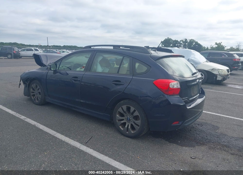 2015 SUBARU IMPREZA 2.0I SPORT PREMIUM VIN: JF1GPAT64FH220497