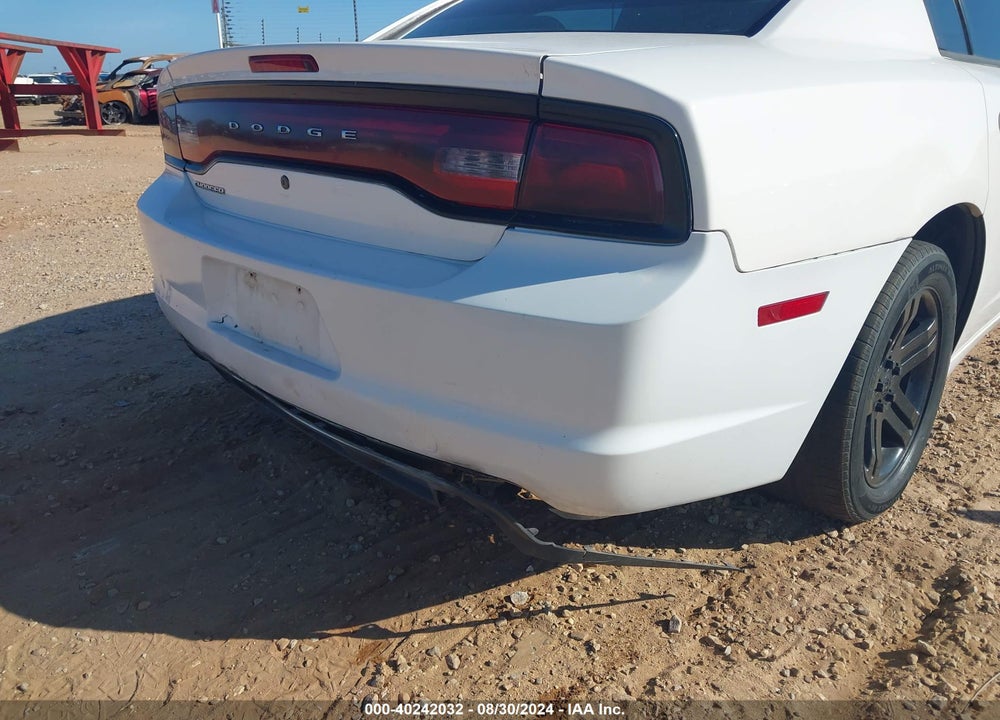 2012 DODGE CHARGER POLICE VIN: 2C3CDXAT6CH282796