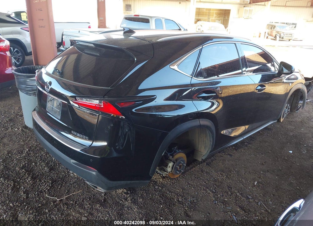 2017 LEXUS NX 200T F SPORT VIN: JTJYARBZ5H2072485