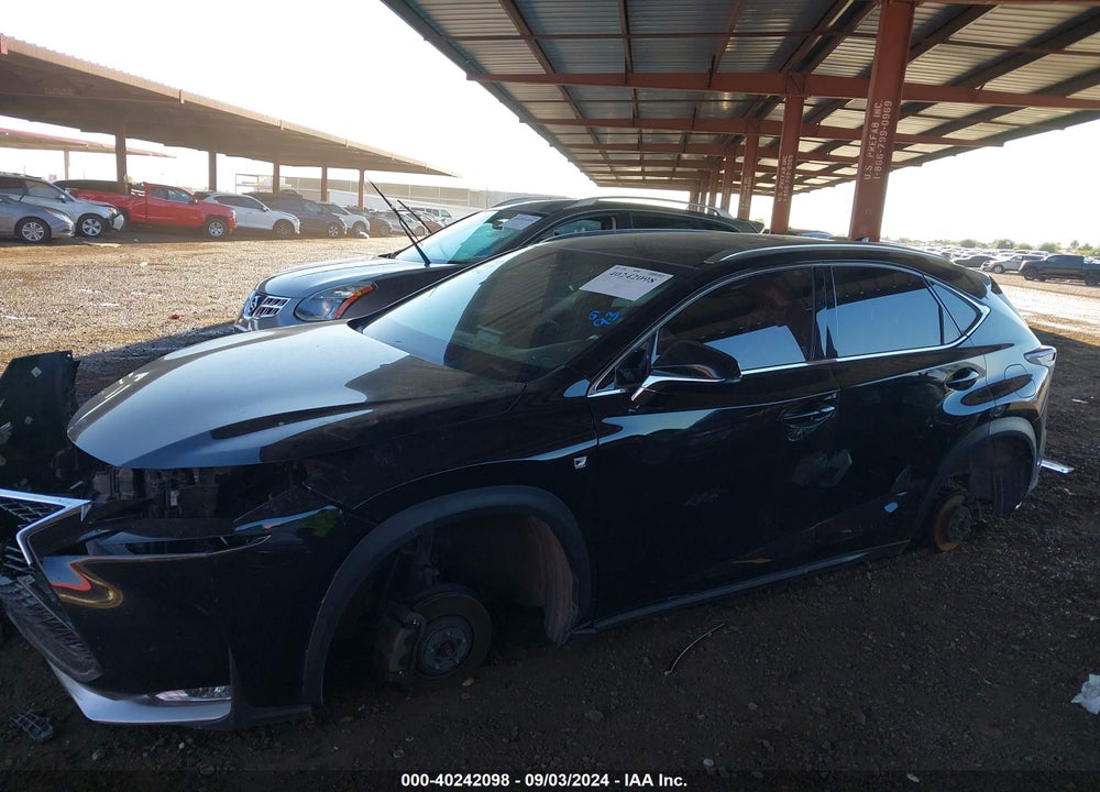 2017 LEXUS NX 200T F SPORT VIN: JTJYARBZ5H2072485