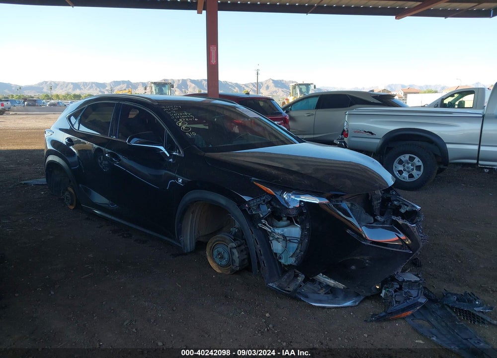 2017 LEXUS NX 200T F SPORT VIN: JTJYARBZ5H2072485
