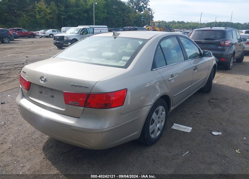 2010 HYUNDAI SONATA GLS VIN: 5NPET4AC9AH621593