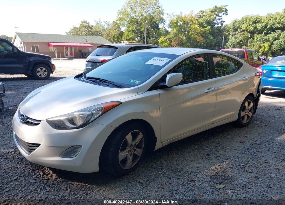 2013 HYUNDAI ELANTRA GLS VIN: 5NPDH4AEXDH275654