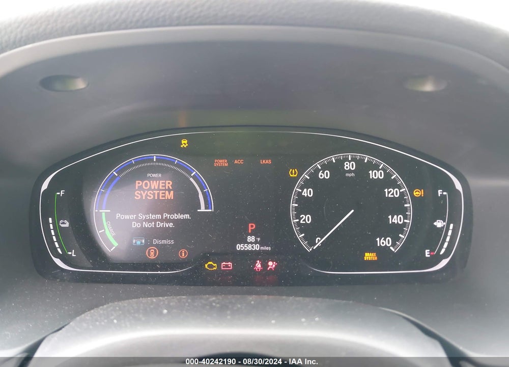 2020 HONDA INSIGHT TOURING VIN: 19XZE4F99LE010415