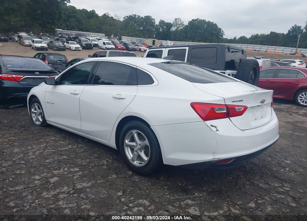 2016 CHEVROLET MALIBU LS VIN: 1G1ZB5STXGF193909