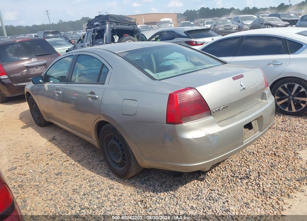2007 MITSUBISHI GALANT ES/SE VIN: 4A3AB36F67E078109