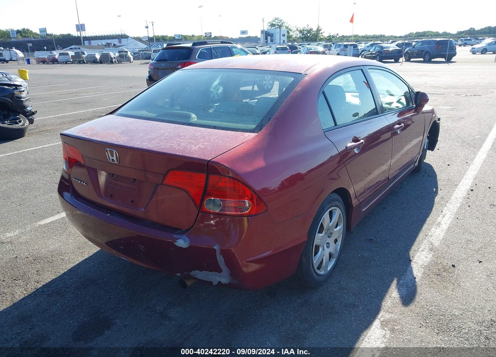2007 HONDA CIVIC LX VIN: 2HGFA16597H513013