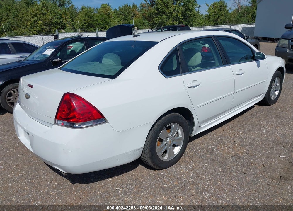 2013 CHEVROLET IMPALA LS VIN: 2G1WF5E33D1254393