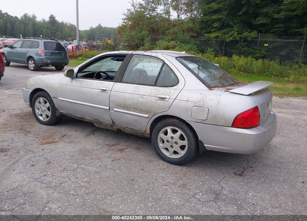 2006 NISSAN SENTRA VIN: 3N1CB51D86L629672