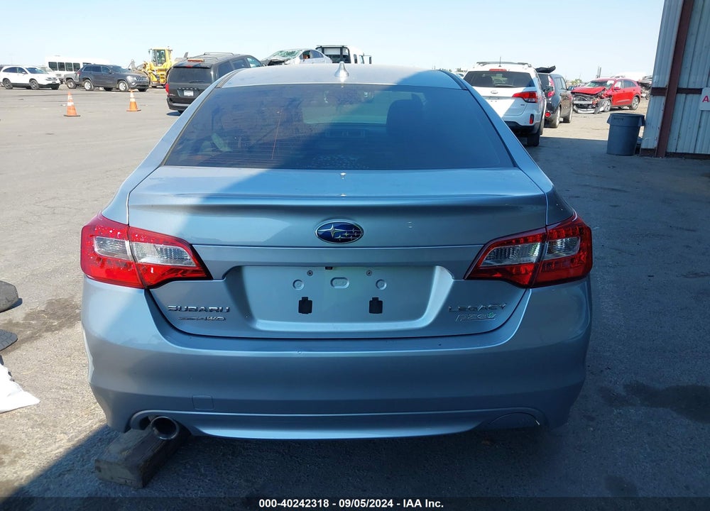 2016 SUBARU LEGACY 2.5I LIMITED VIN: 4S3BNAN67G3025662