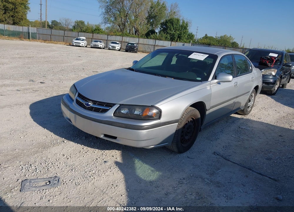 2002 CHEVROLET IMPALA VIN: 2G1WF55EX29101946
