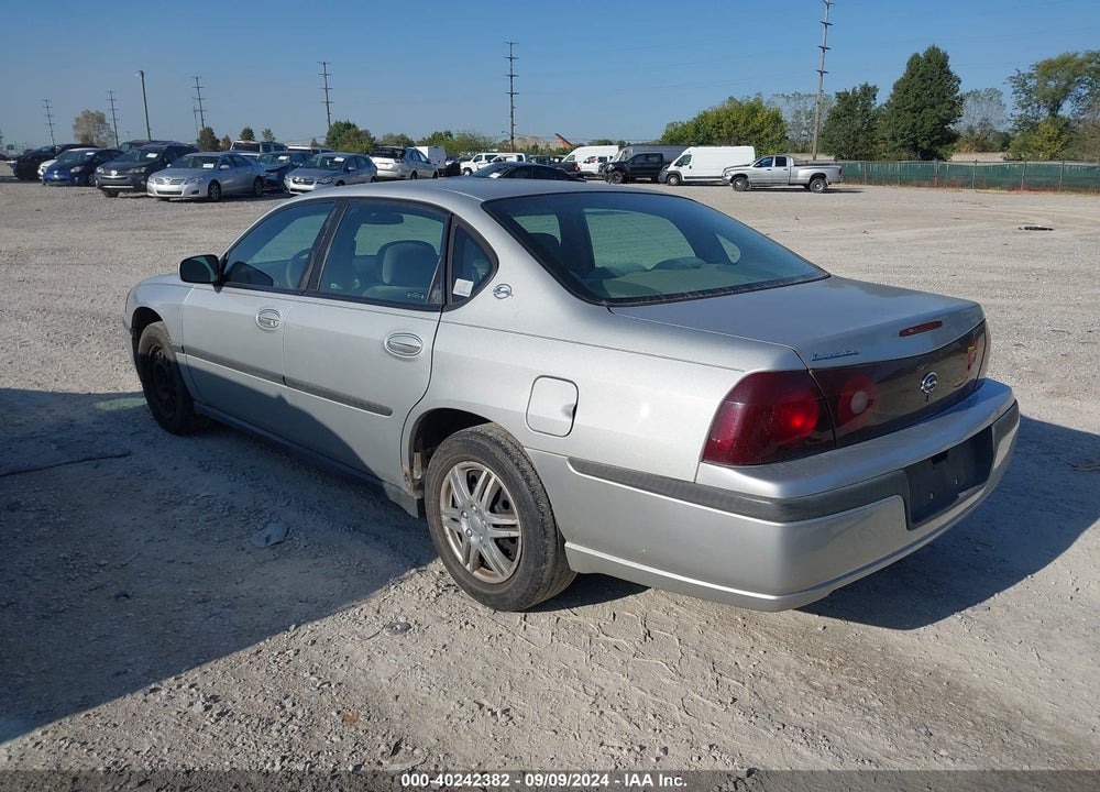 2002 CHEVROLET IMPALA VIN: 2G1WF55EX29101946