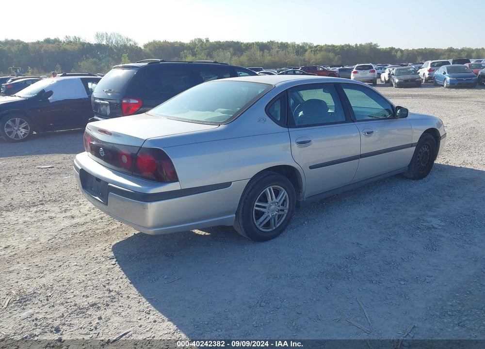2002 CHEVROLET IMPALA VIN: 2G1WF55EX29101946