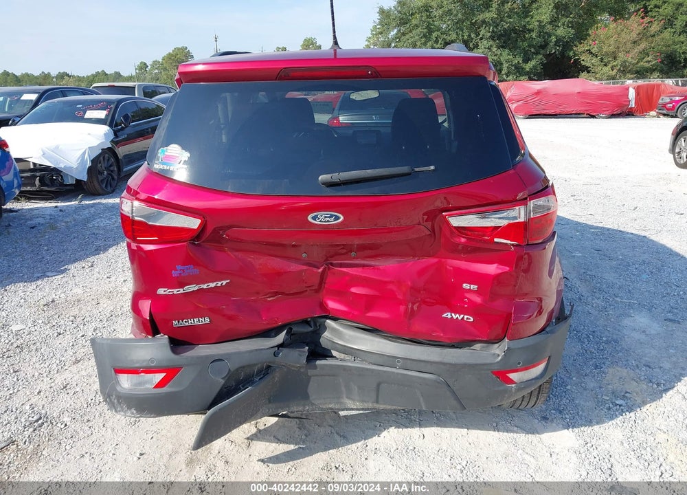 2018 FORD ECOSPORT SE VIN: MAJ6P1UL8JC249832