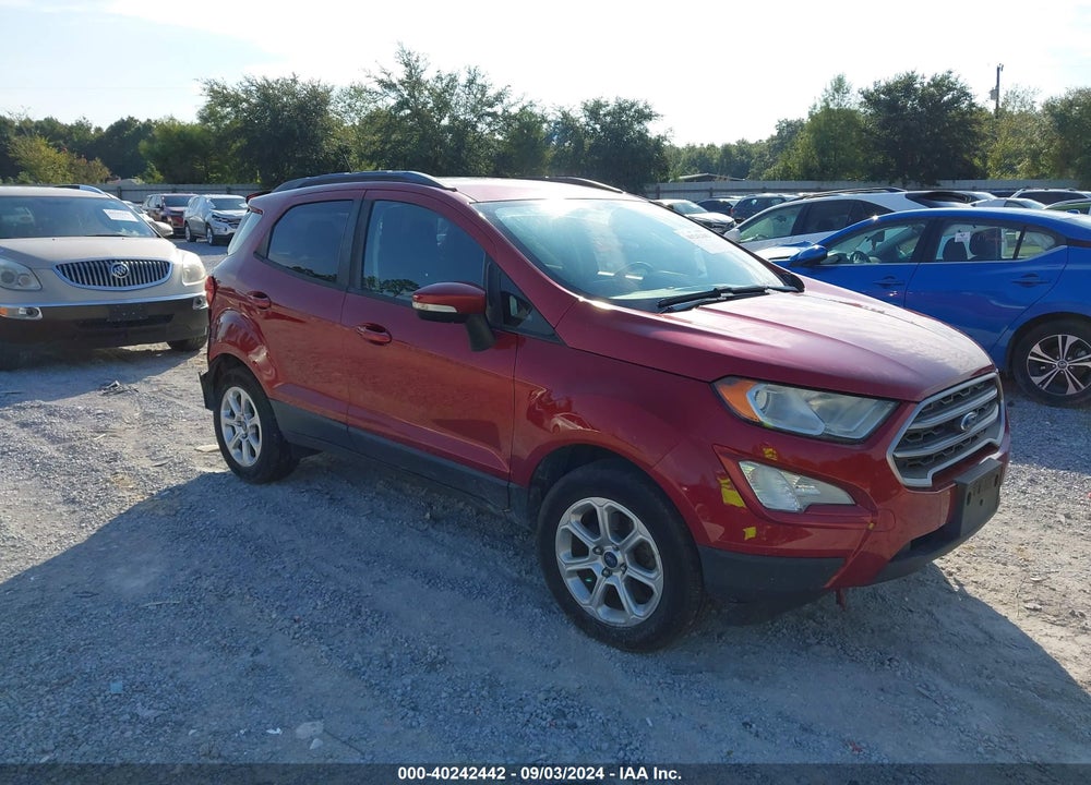 2018 FORD ECOSPORT SE VIN: MAJ6P1UL8JC249832