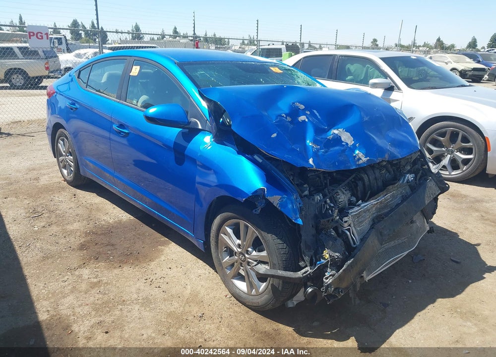 2017 HYUNDAI ELANTRA SE VIN: KMHD84LF0HU271917