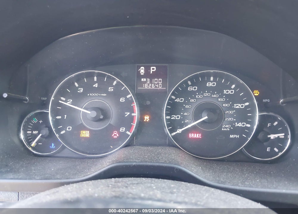2011 SUBARU OUTBACK 2.5I PREMIUM VIN: 4S4BRBGC3B3441693