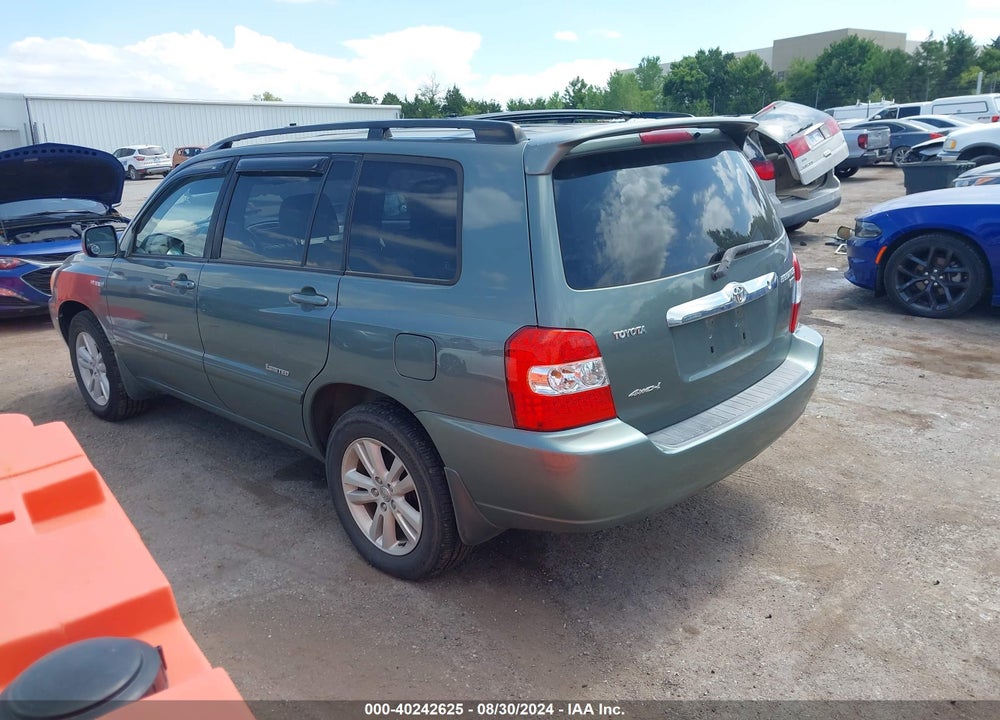 2007 TOYOTA HIGHLANDER HYBRID LIMITED V6 VIN: JTEEW21A670044517