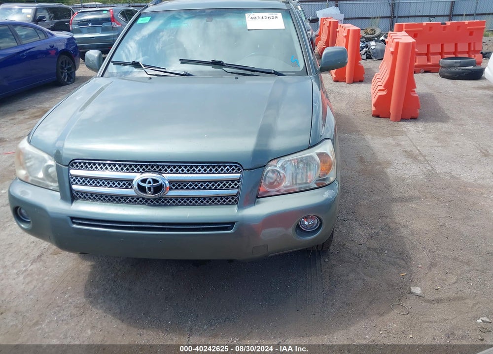 2007 TOYOTA HIGHLANDER HYBRID LIMITED V6 VIN: JTEEW21A670044517