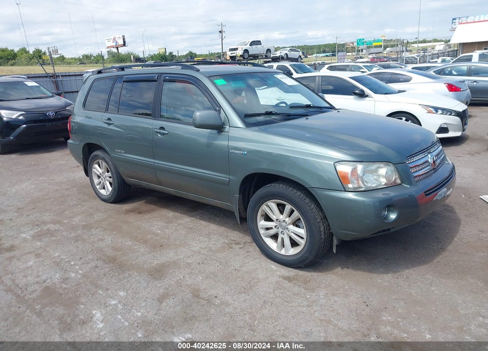 2007 TOYOTA HIGHLANDER HYBRID LIMITED V6 VIN: JTEEW21A670044517