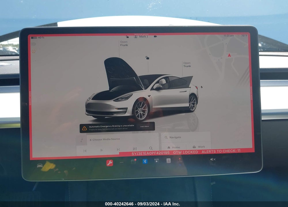 2023 TESLA MODEL 3 REAR-WHEEL DRIVE VIN: 5YJ3E1EA0PF420195