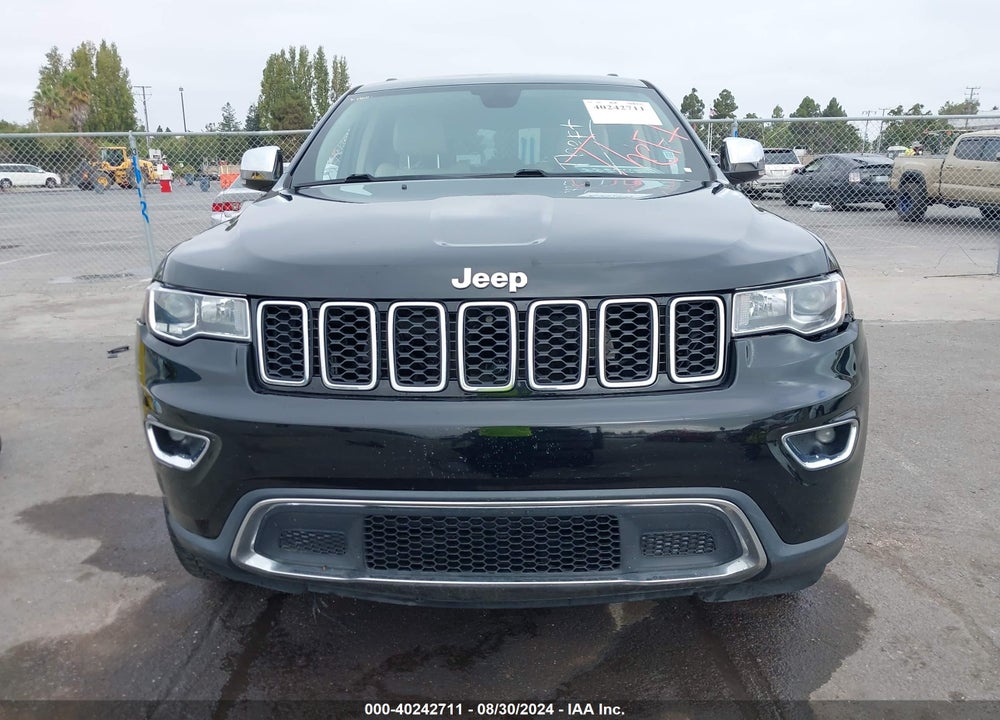 2017 JEEP GRAND CHEROKEE LIMITED 4X2 VIN: 1C4RJEBG9HC813388