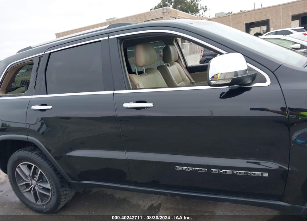 2017 JEEP GRAND CHEROKEE LIMITED 4X2 VIN: 1C4RJEBG9HC813388