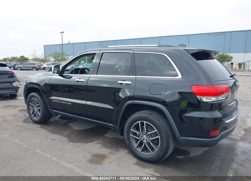 2017 JEEP GRAND CHEROKEE LIMITED 4X2 VIN: 1C4RJEBG9HC813388