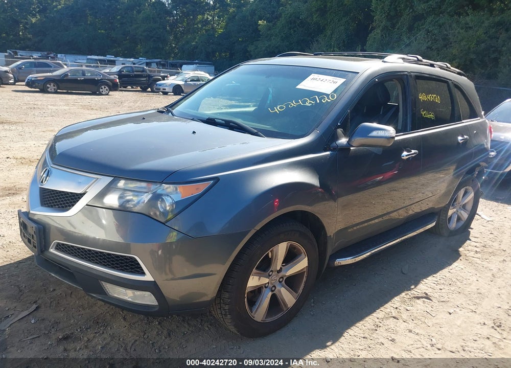 2012 ACURA MDX VIN: 2HNYD2H20CH539592