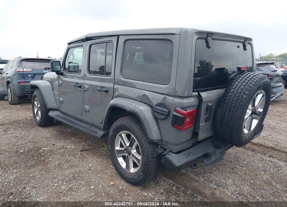 2021 JEEP WRANGLER UNLIMITED SAHARA 4X4 VIN: 1C4HJXEG7MW762954