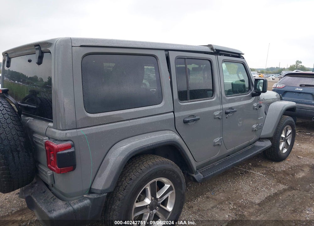 2021 JEEP WRANGLER UNLIMITED SAHARA 4X4 VIN: 1C4HJXEG7MW762954
