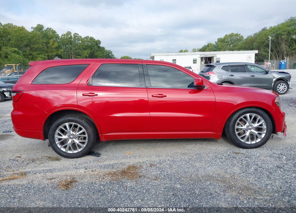 2014 DODGE DURANGO SXT VIN: 1C4RDHAG8EC344431
