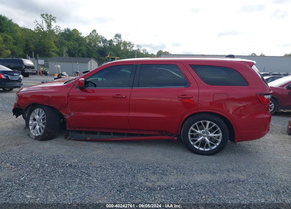 2014 DODGE DURANGO SXT VIN: 1C4RDHAG8EC344431