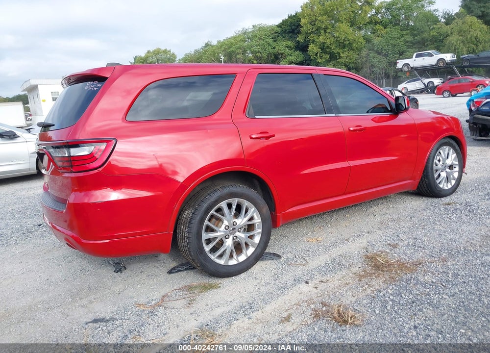 2014 DODGE DURANGO SXT VIN: 1C4RDHAG8EC344431