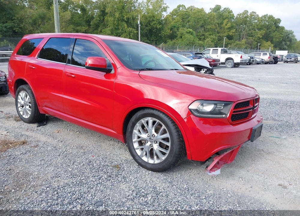 2014 DODGE DURANGO SXT VIN: 1C4RDHAG8EC344431