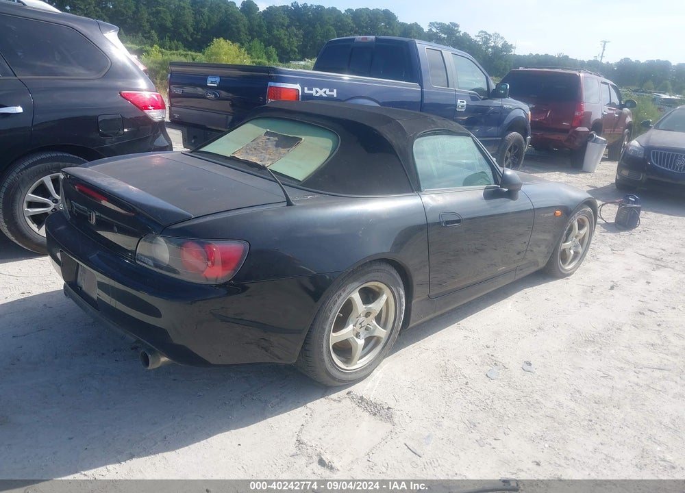 2000 HONDA S2000 VIN: JHMAP1148YT000926