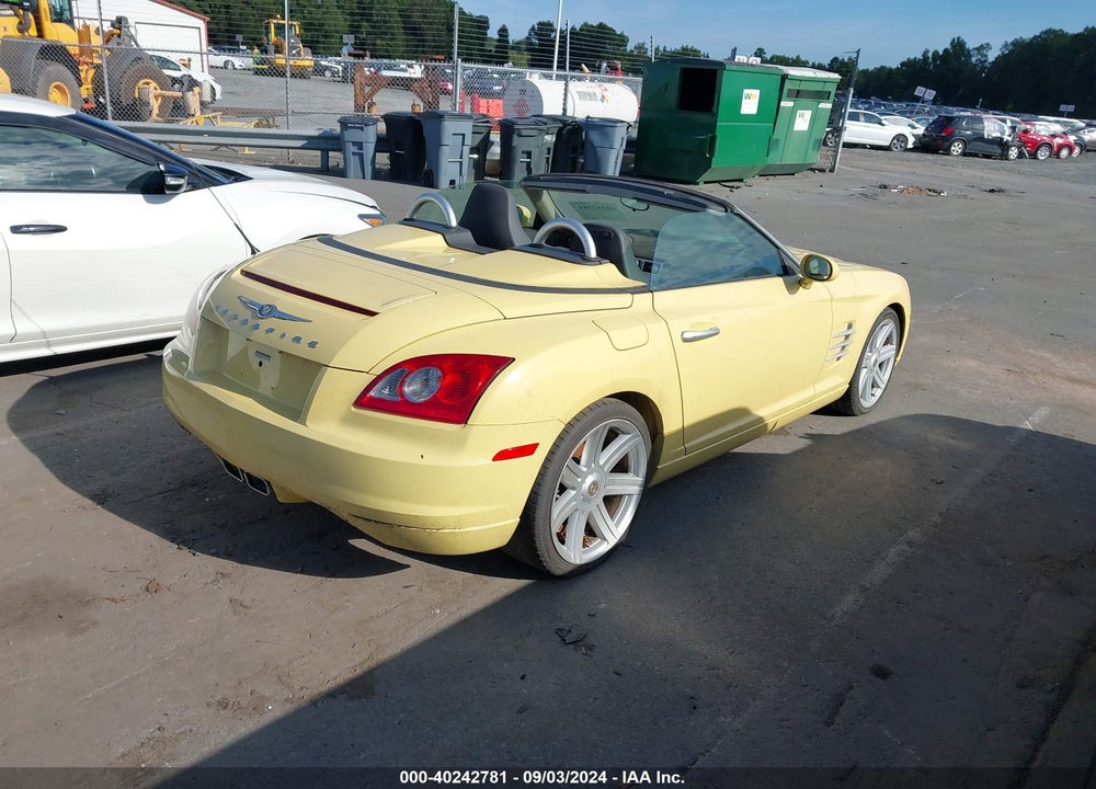2005 CHRYSLER CROSSFIRE LIMITED VIN: 1C3AN65L45X044243