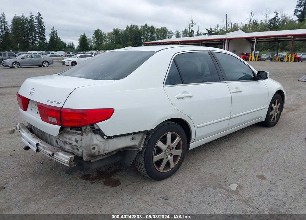 2005 HONDA ACCORD 3.0 EX VIN: 1HGCM66595A078528