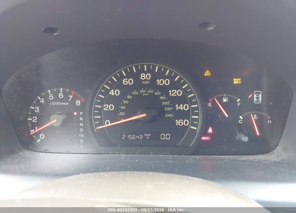 2005 HONDA ACCORD 3.0 EX VIN: 1HGCM66595A078528