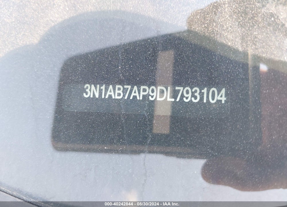 2013 NISSAN SENTRA VIN: 3N1AB7AP9DL793104