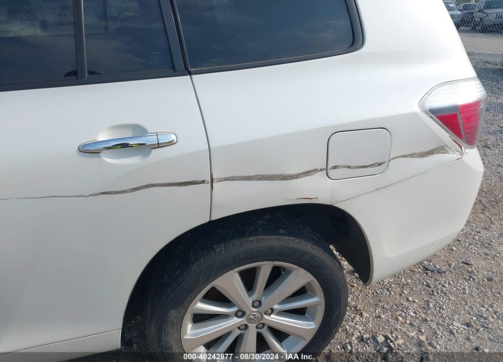 2008 TOYOTA HIGHLANDER HYBRID VIN: JTEEW41A682010501