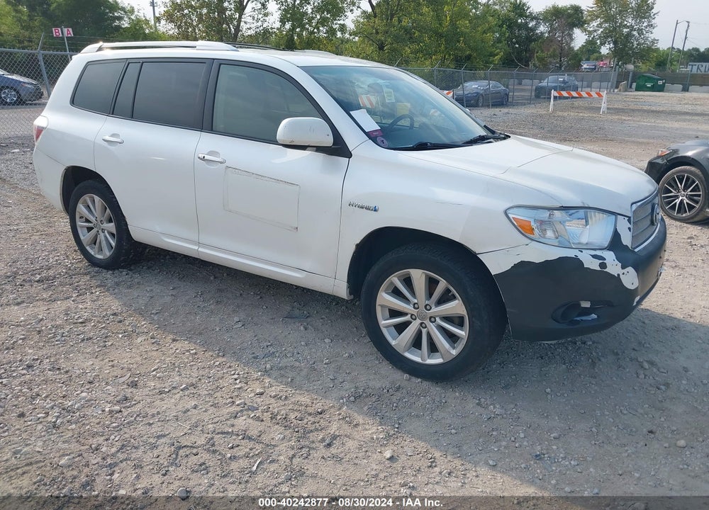 2008 TOYOTA HIGHLANDER HYBRID VIN: JTEEW41A682010501