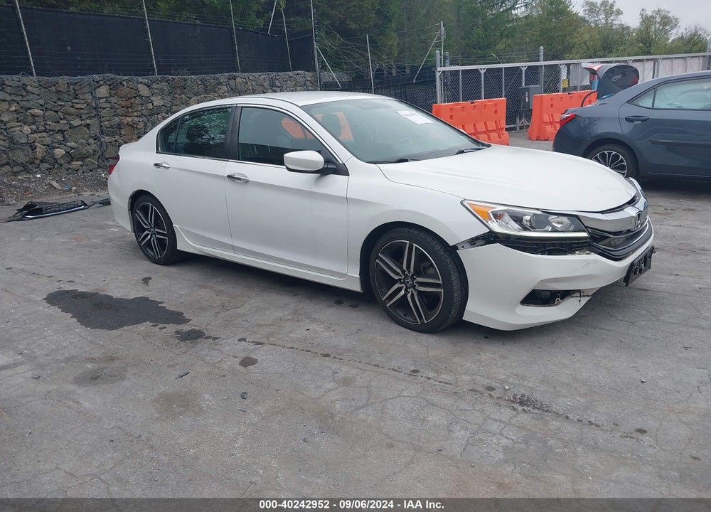 2016 HONDA ACCORD SPORT VIN: 1HGCR2F56GA232948