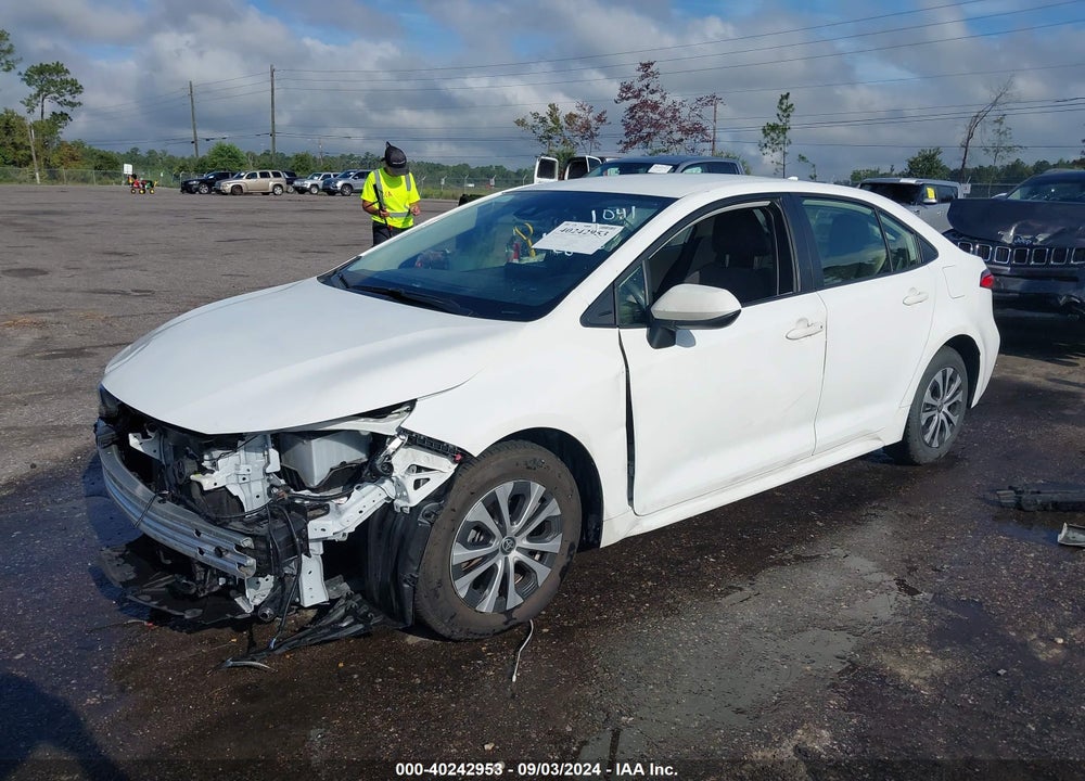 2022 TOYOTA COROLLA HYBRID LE VIN: JTDEAMDE9N3001041
