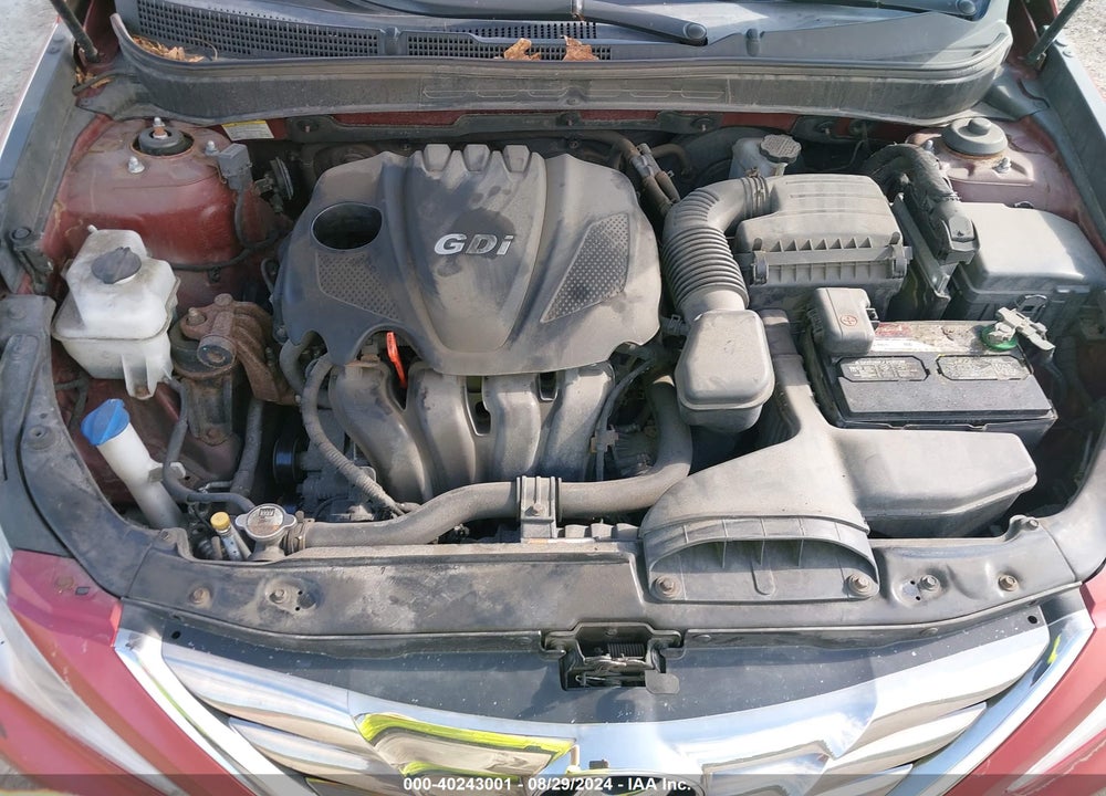 2013 HYUNDAI SONATA SE VIN: 5NPEC4AC6DH606103