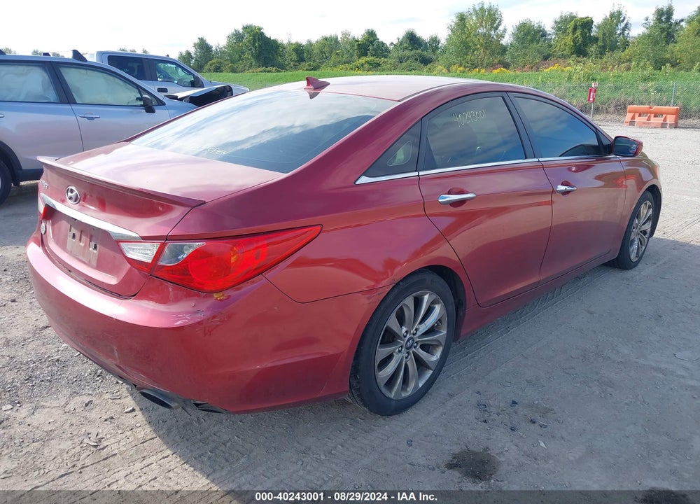 2013 HYUNDAI SONATA SE VIN: 5NPEC4AC6DH606103