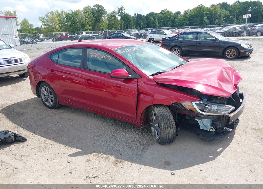 2017 HYUNDAI ELANTRA SE VIN: KMHD84LF0HU207294